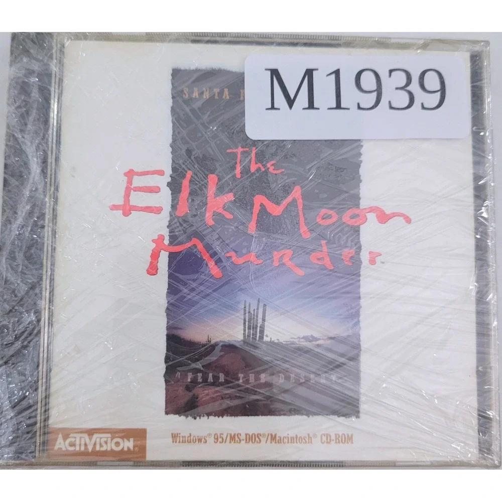 Santa Fe Mysteries The Elk Moon Murder PC Mac 1996 Retro Vintage Game 2 Discs